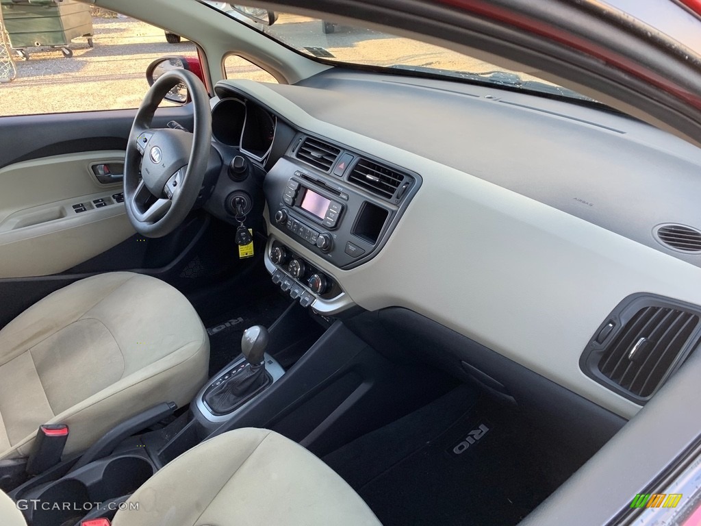 2013 Rio LX 5-Door - Signal Red / Black photo #22