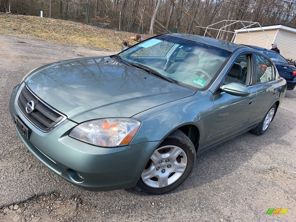 2004 Altima 2.5 S - Mystic Emerald Metallic / Blond photo #2