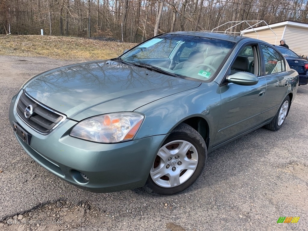 2004 Altima 2.5 S - Mystic Emerald Metallic / Blond photo #3