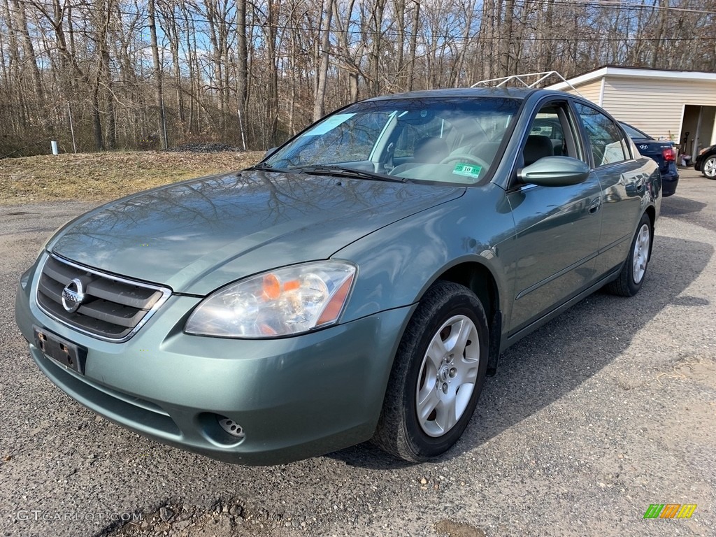 2004 Altima 2.5 S - Mystic Emerald Metallic / Blond photo #4