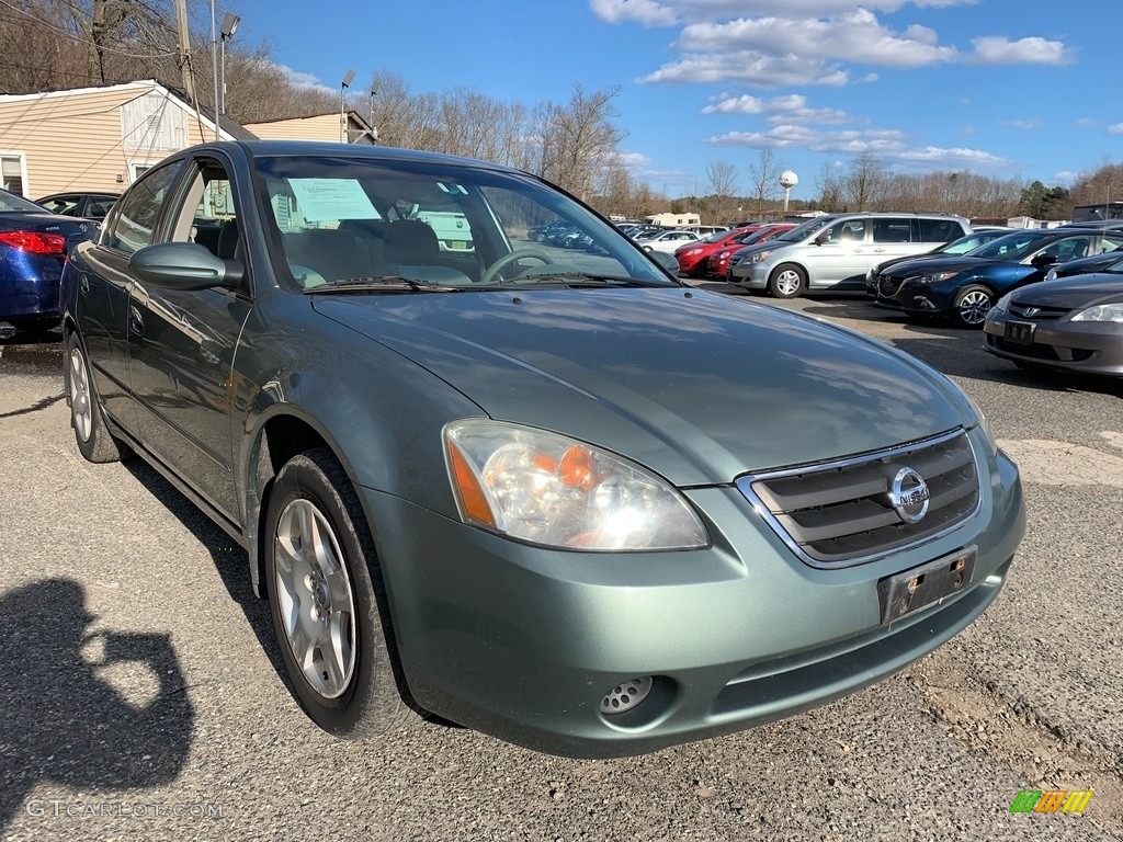 2004 Altima 2.5 S - Mystic Emerald Metallic / Blond photo #11