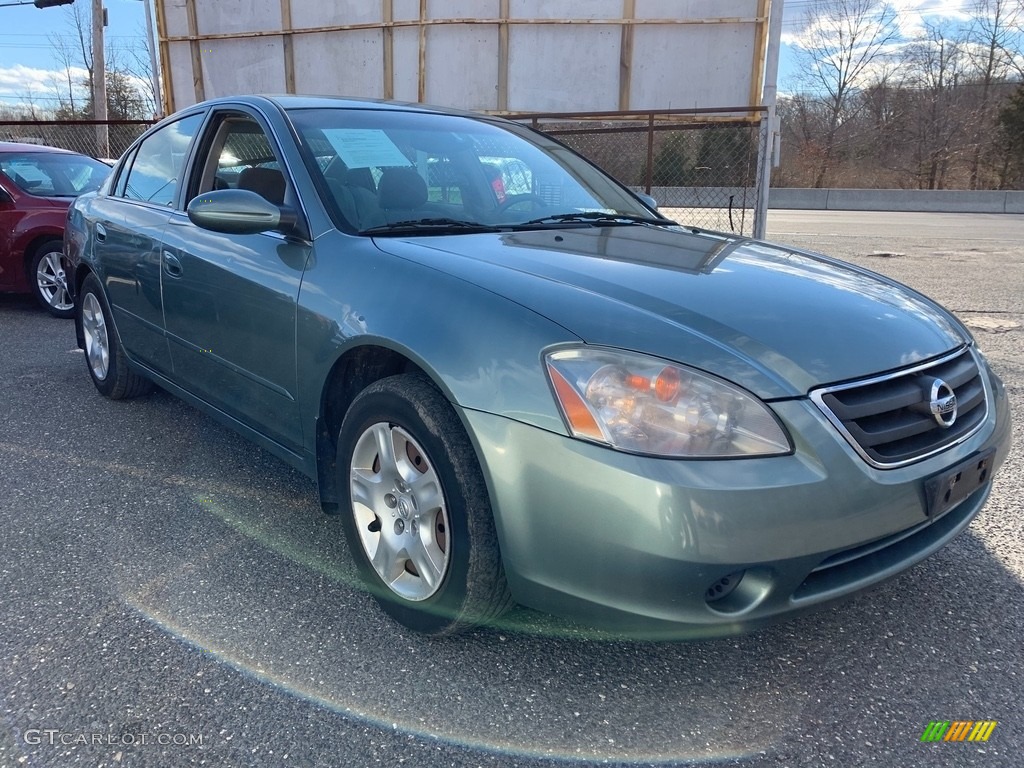 2004 Altima 2.5 S - Mystic Emerald Metallic / Blond photo #12