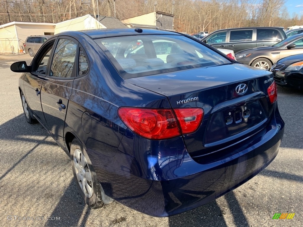 2008 Elantra GLS Sedan - Regatta Blue Metallic / Beige photo #5