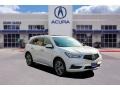 White Diamond Pearl 2019 Acura MDX Sport Hybrid SH-AWD