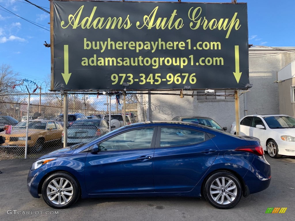 2016 Elantra SE - Blue / Gray photo #7