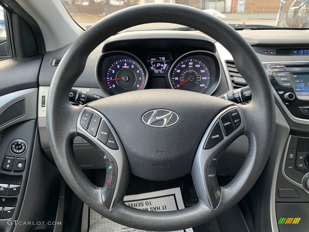 2016 Elantra SE - Blue / Gray photo #9