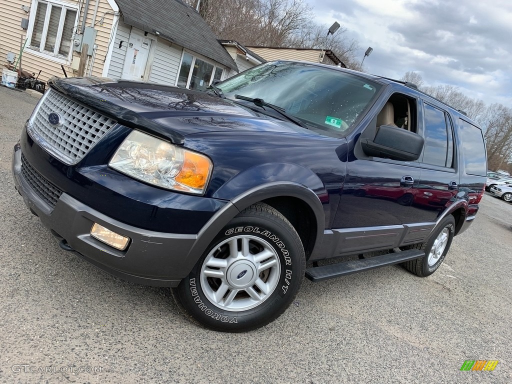 2004 Expedition XLT 4x4 - Medium Wedgewood Blue Metallic / Medium Parchment photo #1