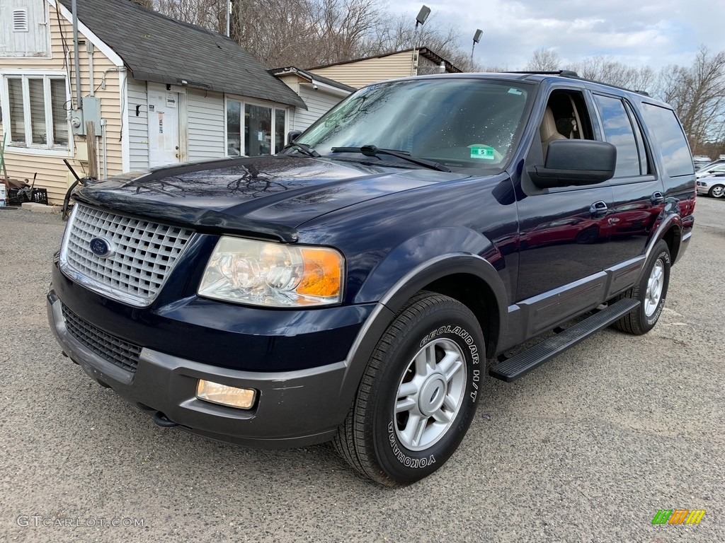 2004 Expedition XLT 4x4 - Medium Wedgewood Blue Metallic / Medium Parchment photo #22