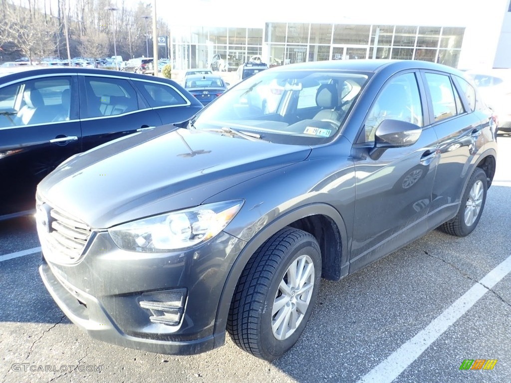 2016 CX-5 Sport AWD - Meteor Gray Mica / Black photo #1