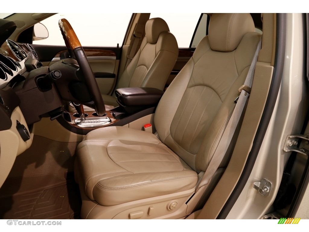 2008 Enclave CXL - Gold Mist Metallic / Cashmere/Cocoa photo #4