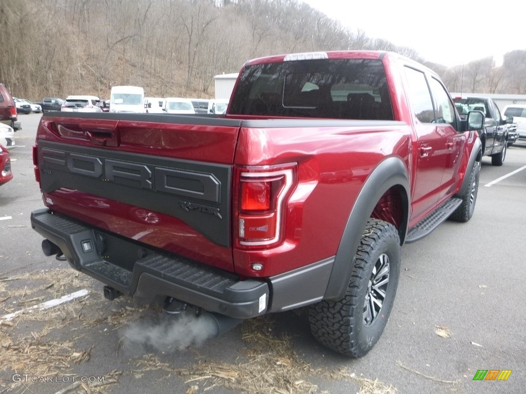 2019 F150 SVT Raptor SuperCrew 4x4 - Ruby Red / Raptor Black photo #2