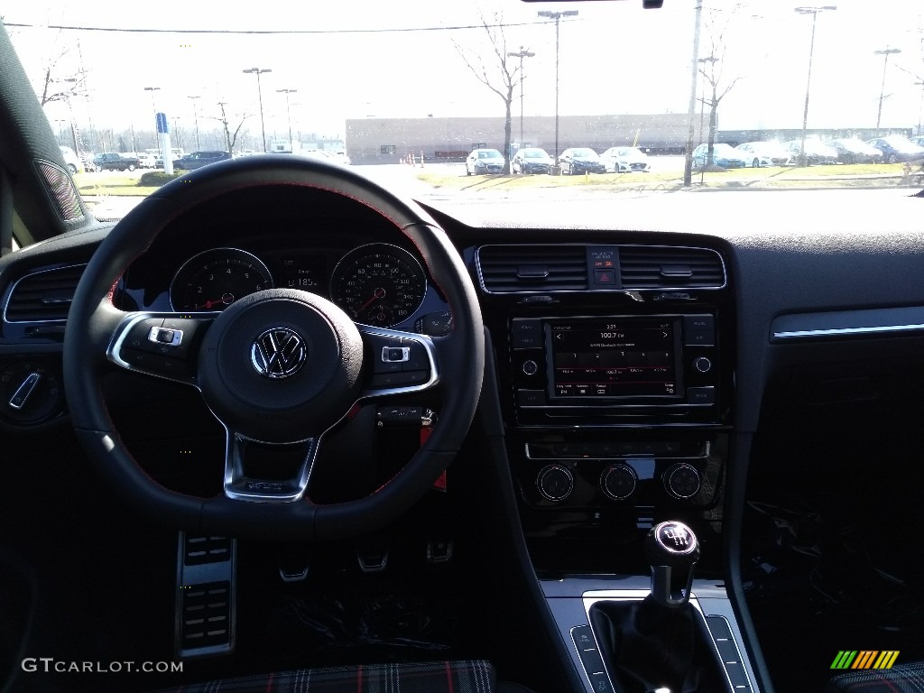 2019 Golf GTI S - White Silver Metallic / Titan Black/Clark Plaid photo #4