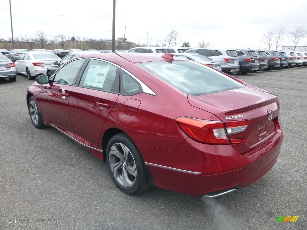 2019 Accord EX-L Sedan - Radiant Red Metallic / Ivory photo #2