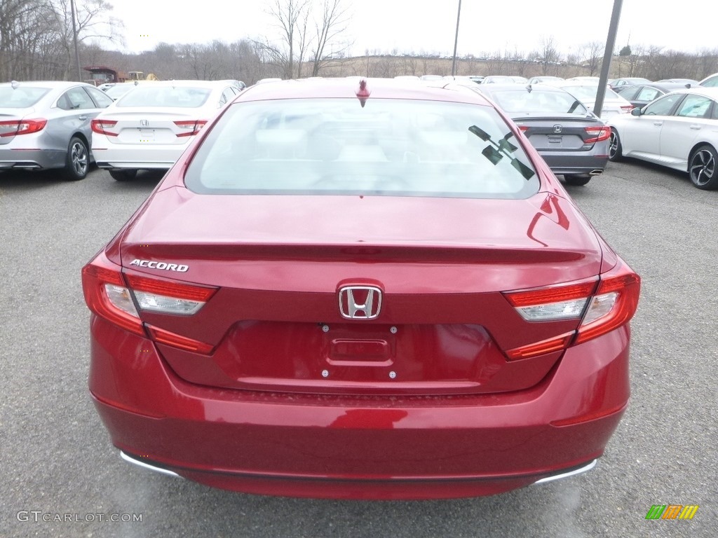2019 Accord EX-L Sedan - Radiant Red Metallic / Ivory photo #3