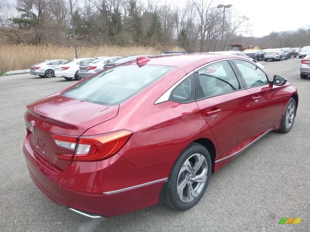 2019 Accord EX-L Sedan - Radiant Red Metallic / Ivory photo #4