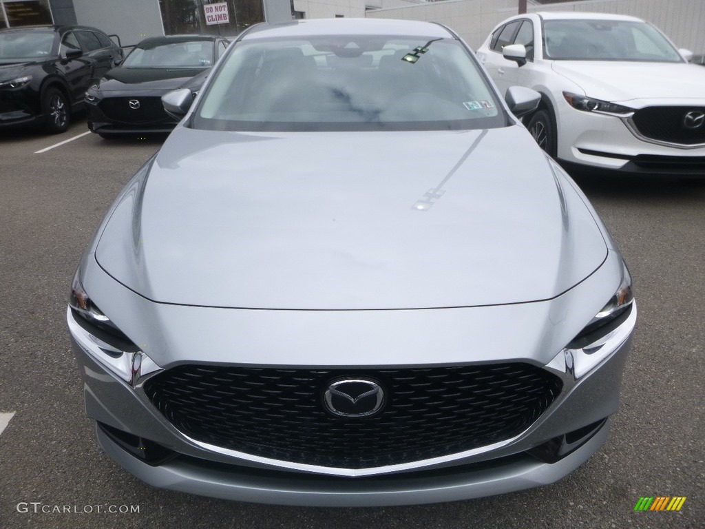 2019 MAZDA3 Preferred Sedan AWD - Sonic Silver Metallic / Black photo #4