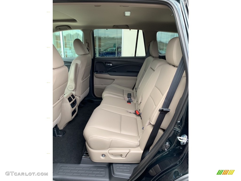 2019 Pilot EX-L AWD - Black Forest Pearl / Beige photo #18