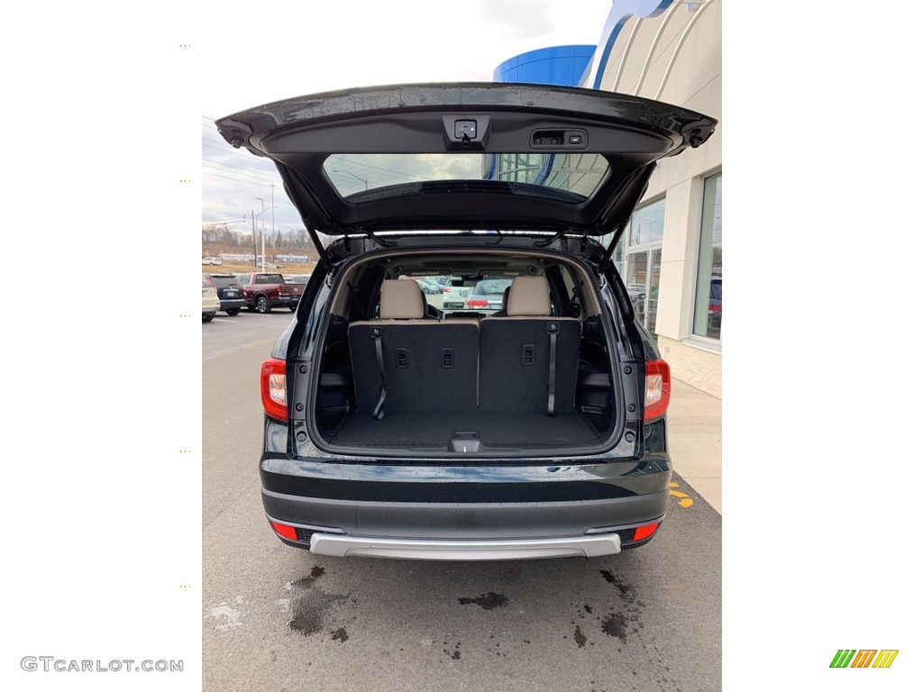 2019 Pilot EX-L AWD - Black Forest Pearl / Beige photo #21