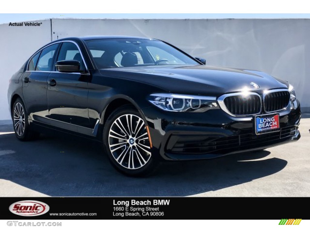 2019 5 Series 530e iPerformance Sedan - Jet Black / Black photo #1