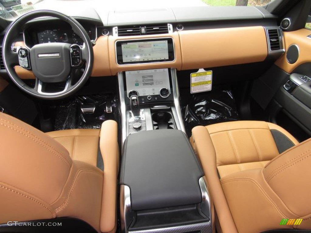 2019 Range Rover Sport Supercharged Dynamic - Yulong White Metallic / Ebony/Vintage Tan photo #4