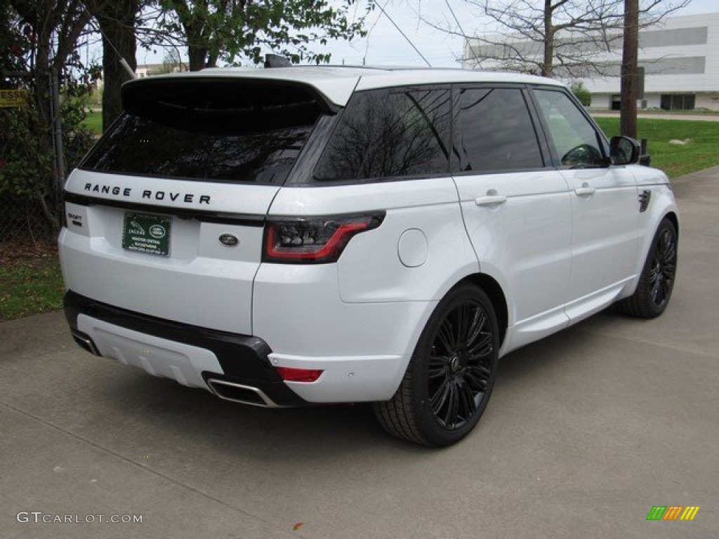 2019 Range Rover Sport Supercharged Dynamic - Yulong White Metallic / Ebony/Vintage Tan photo #7