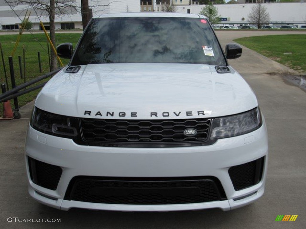 2019 Range Rover Sport Supercharged Dynamic - Yulong White Metallic / Ebony/Vintage Tan photo #9