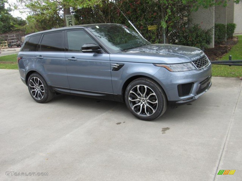 2019 Range Rover Sport HSE - Byron Blue Metallic / Ebony/Ebony photo #1