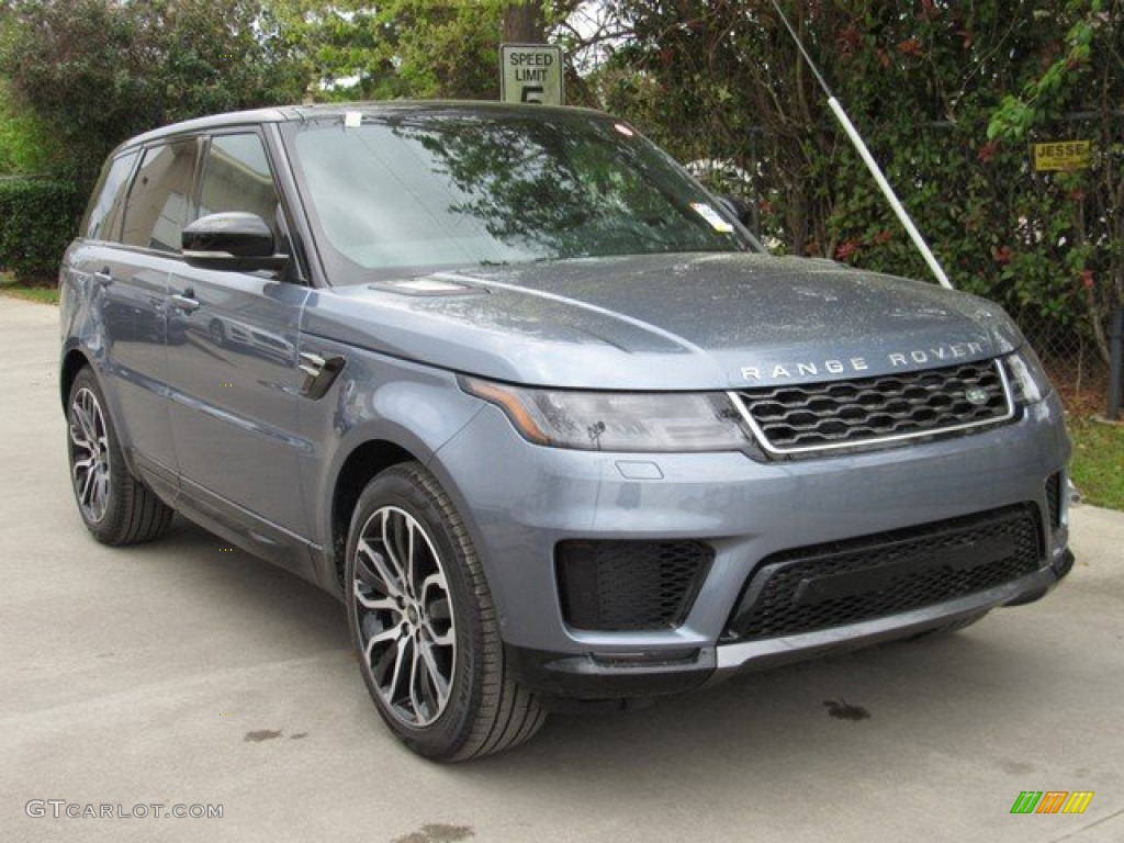 2019 Range Rover Sport HSE - Byron Blue Metallic / Ebony/Ebony photo #2