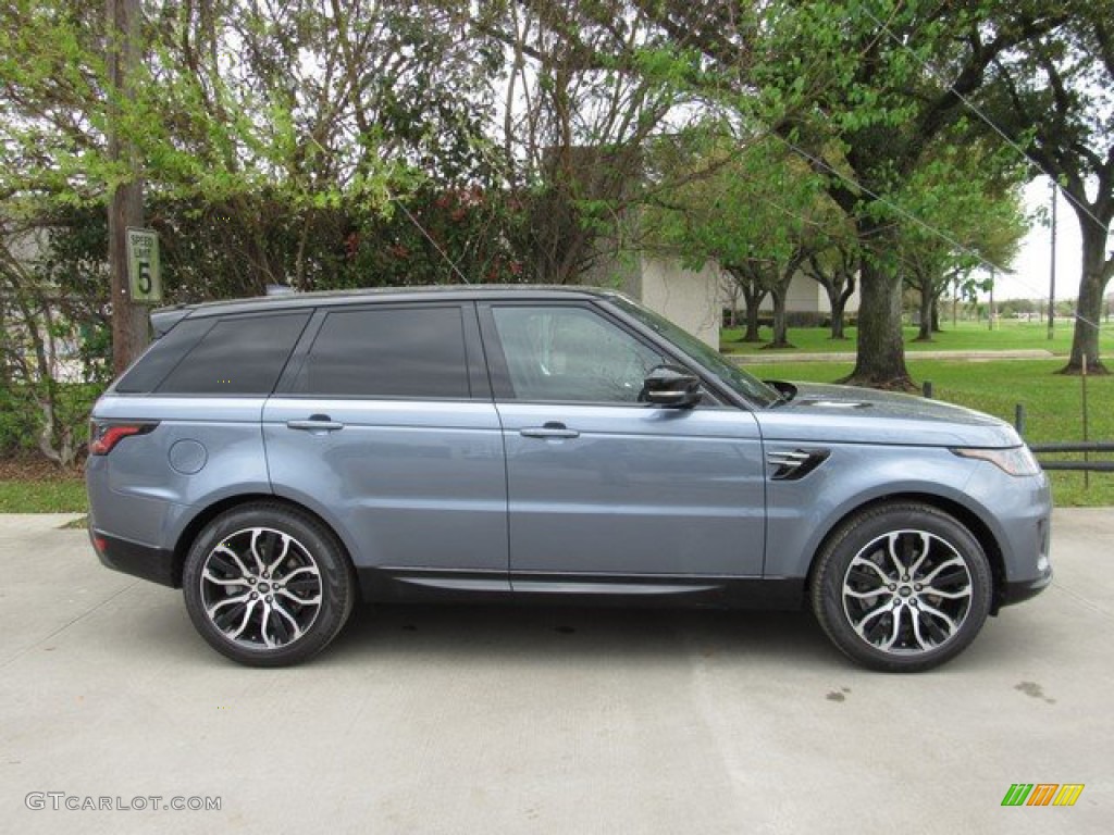 2019 Range Rover Sport HSE - Byron Blue Metallic / Ebony/Ebony photo #6
