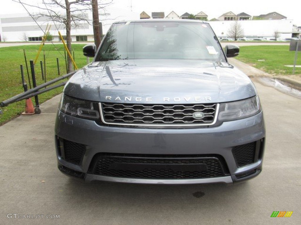 2019 Range Rover Sport HSE - Byron Blue Metallic / Ebony/Ebony photo #9