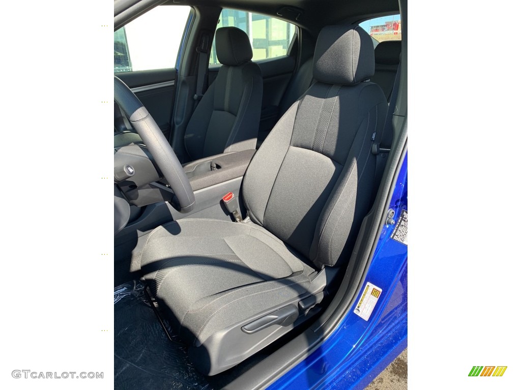 2019 Civic EX Hatchback - Agean Blue Metallic / Black photo #12