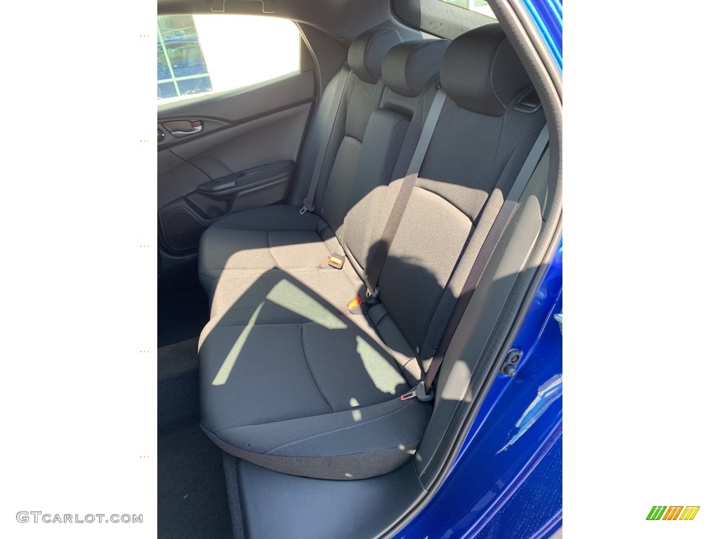 2019 Civic EX Hatchback - Agean Blue Metallic / Black photo #18