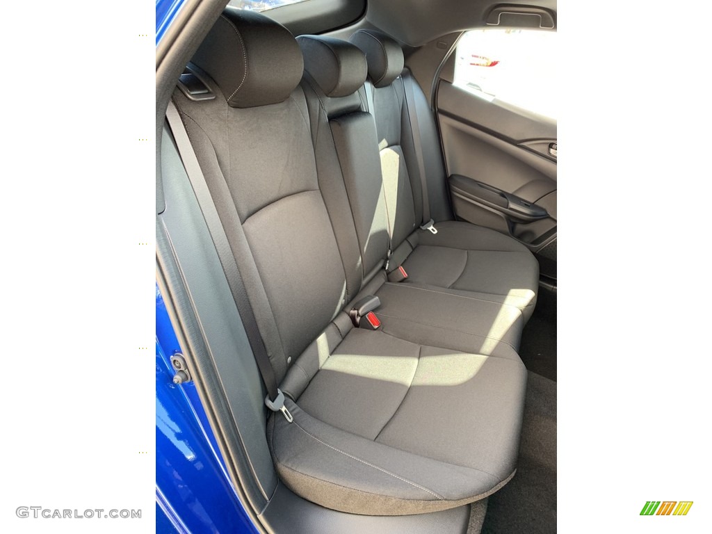 2019 Civic EX Hatchback - Agean Blue Metallic / Black photo #23