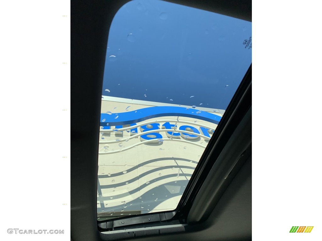 2019 Civic EX Hatchback - Agean Blue Metallic / Black photo #41