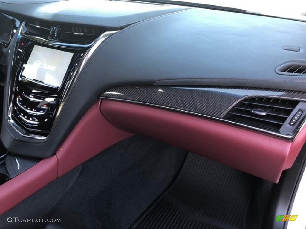 2018 CTS V Sedan - Crystal White Tricoat / Jet Black/Morello Red Accents photo #5