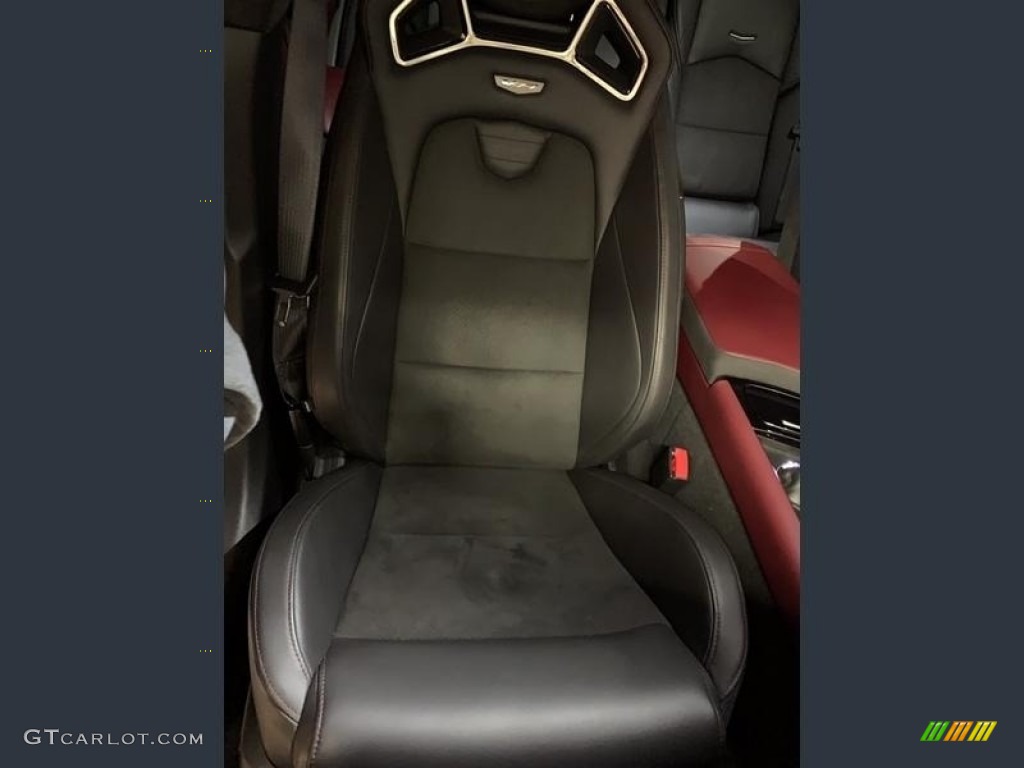 2018 CTS V Sedan - Crystal White Tricoat / Jet Black/Morello Red Accents photo #6