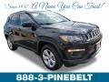 2019 Diamond Black Crystal Pearl Jeep Compass Latitude 4x4  photo #1