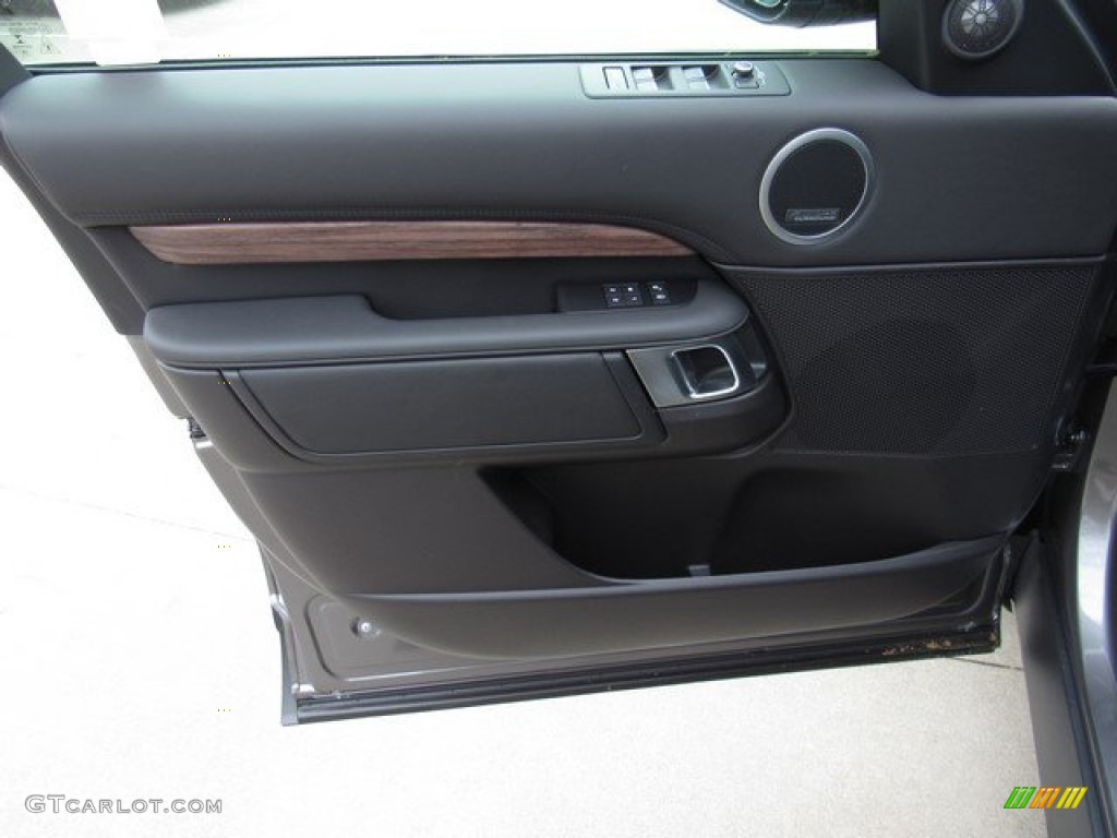 2019 Land Rover Discovery HSE Luxury Ebony Door Panel Photo #132430998