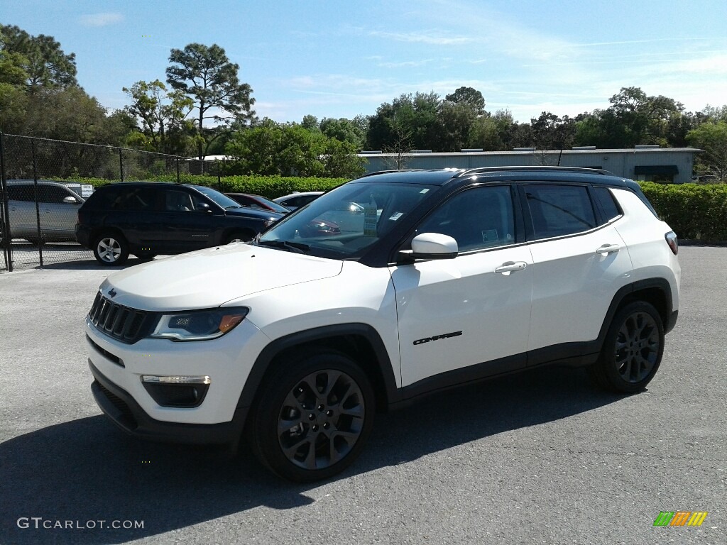 2019 Compass High Altitude - Pearl White Tri–Coat / Black photo #1