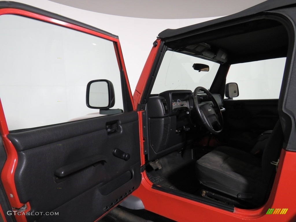 2005 Wrangler X 4x4 - Impact Orange / Dark Slate Gray photo #10