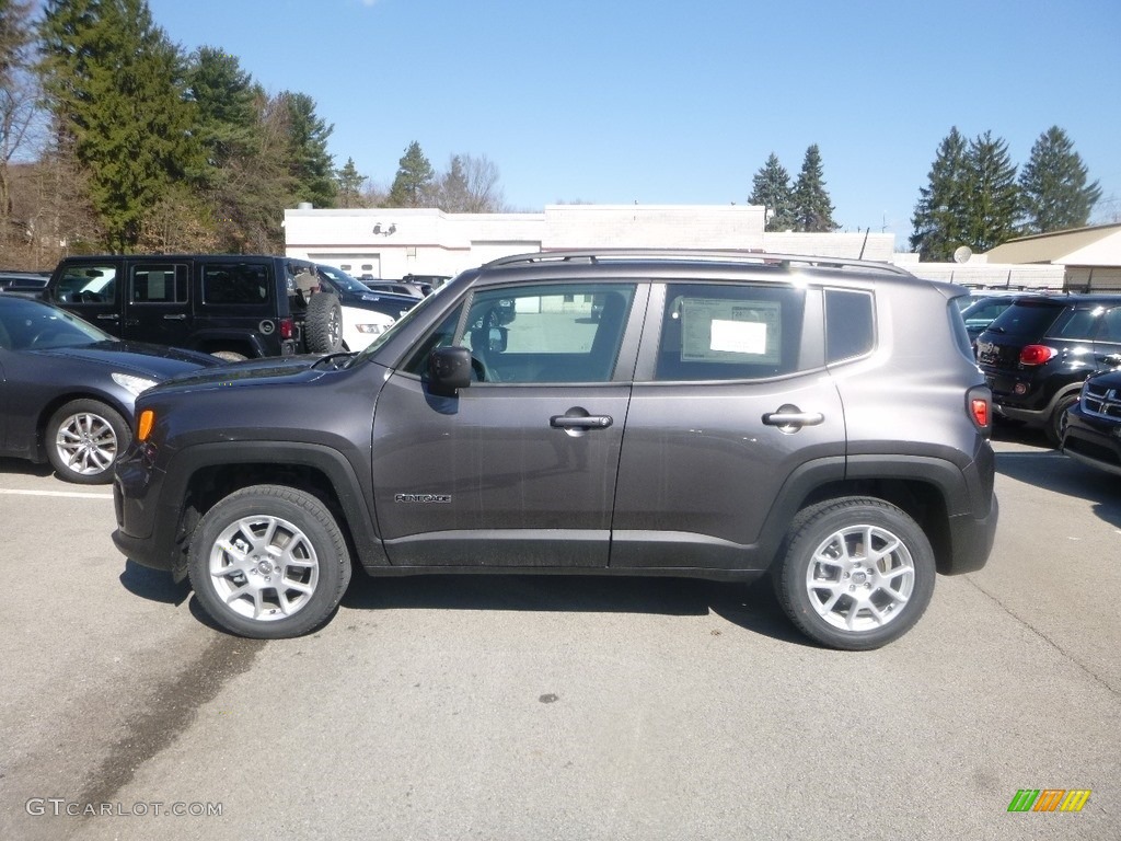 2019 Renegade Latitude 4x4 - Granite Crystal Metallic / Black/Ski Grey photo #2