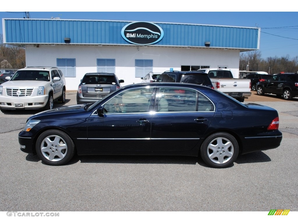 2004 LS 430 - Blue Onyx Pearl / Cashmere photo #2