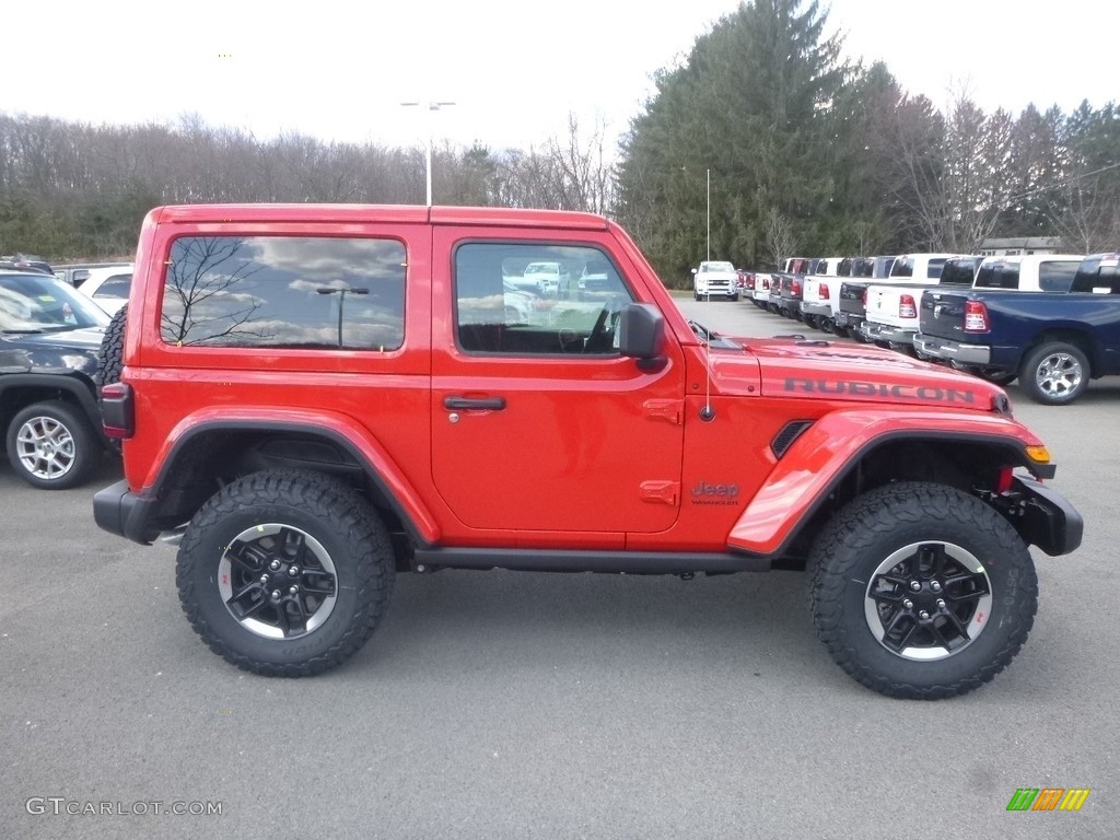 Firecracker Red 2019 Jeep Wrangler Rubicon 4x4 Exterior Photo #132434051