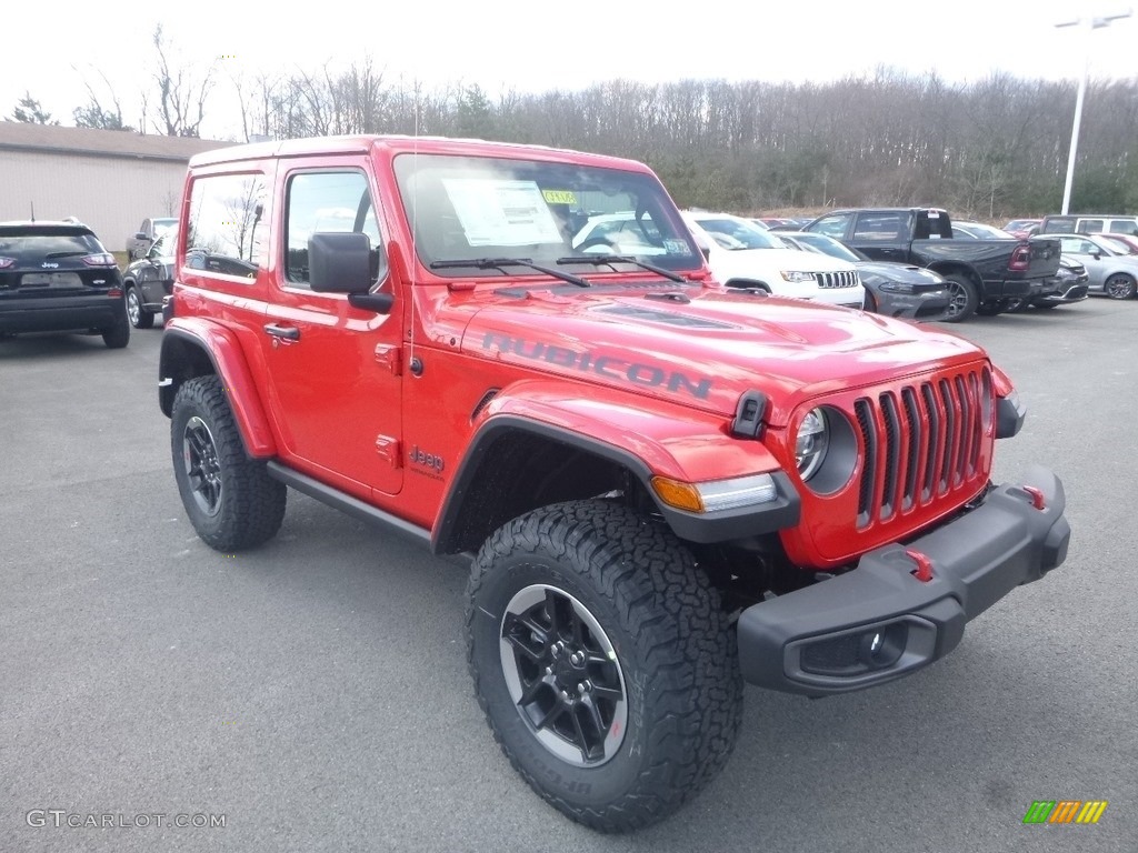 Firecracker Red 2019 Jeep Wrangler Rubicon 4x4 Exterior Photo #132434067