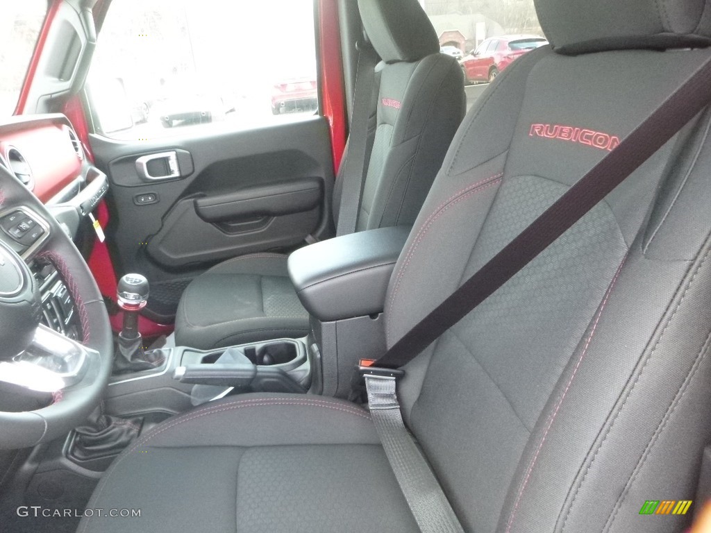 2019 Jeep Wrangler Rubicon 4x4 Front Seat Photo #132434160