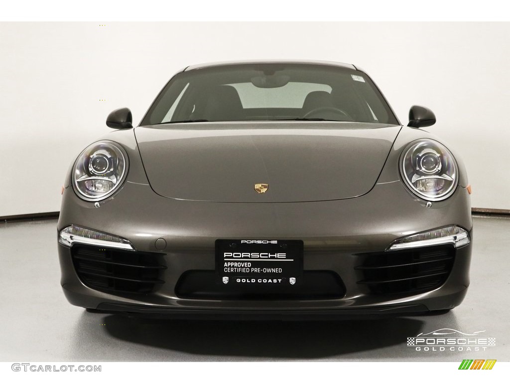 2014 911 Carrera Coupe - Agate Grey Metallic / Black photo #2