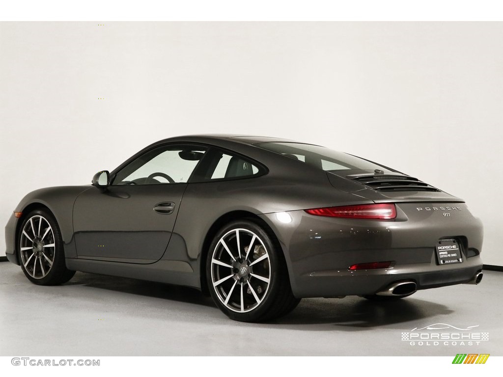 2014 911 Carrera Coupe - Agate Grey Metallic / Black photo #4