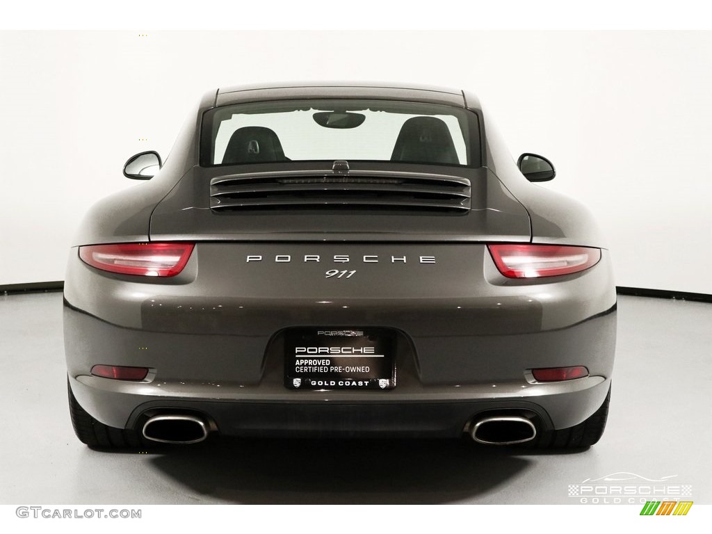 2014 911 Carrera Coupe - Agate Grey Metallic / Black photo #6