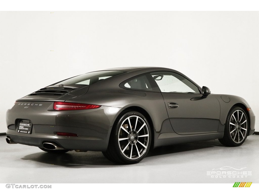 2014 911 Carrera Coupe - Agate Grey Metallic / Black photo #8