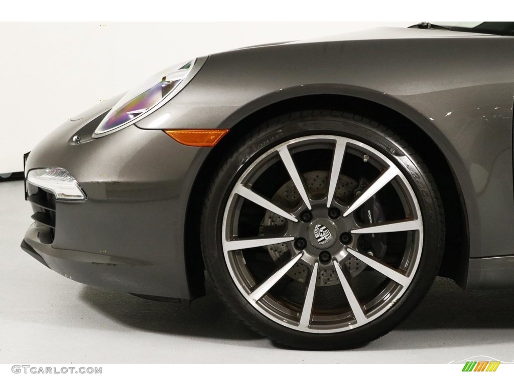 2014 911 Carrera Coupe - Agate Grey Metallic / Black photo #10